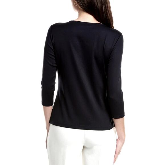 Lafayette 148 Black Top | Size S - Picture 6 of 6